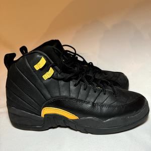 Size 7 - Nike Air Jordan 12 Retro GS Black Taxi Men's Shoes